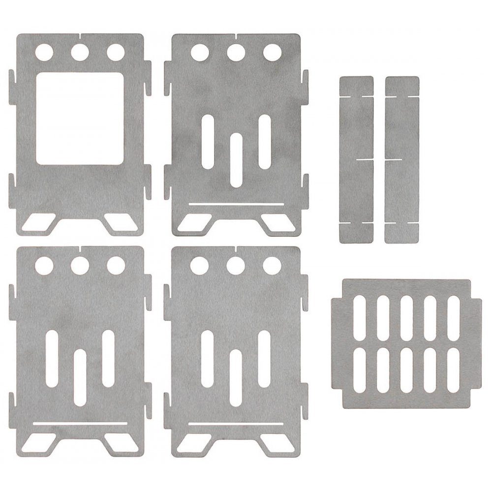 FoxOutdoor Feuerstelle 33692B - Outdoor-Kocher Hobo groß - silber günstig online kaufen