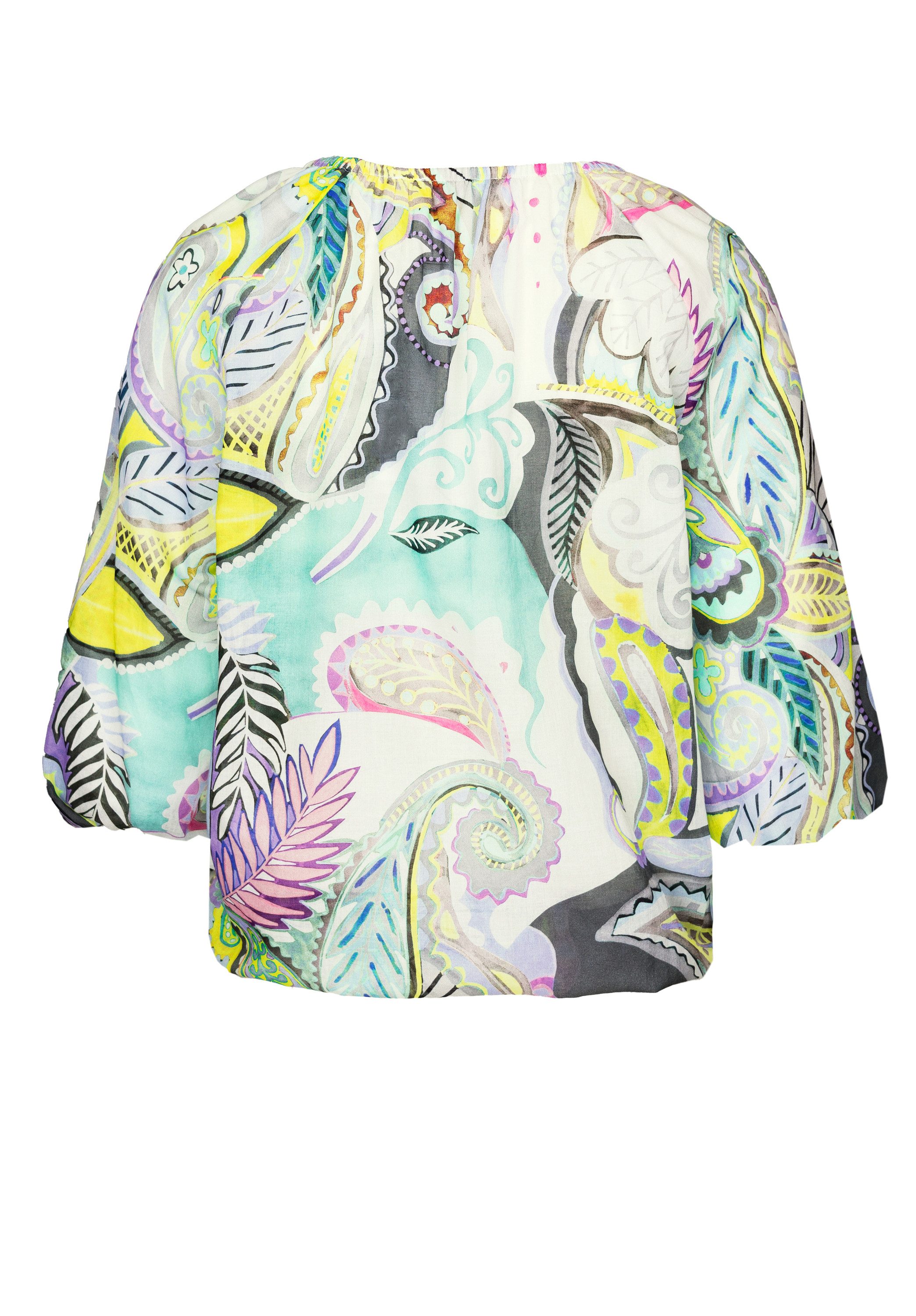 bianca Druckbluse RANA in sommerlichen Allover-Print