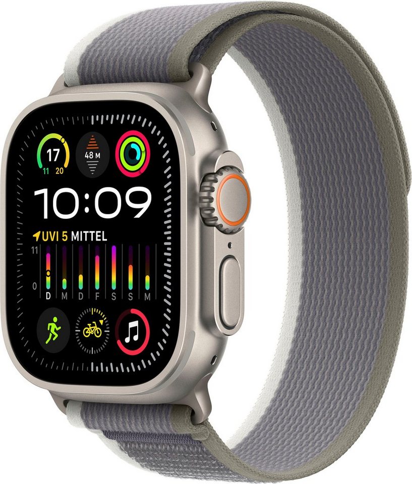 Watch Smartwatch Cellular M/L GPS mm Trail Watch Apple cm/1,92 Ultra Titanium 2 + OS 49 (4,9 Loop Zoll, 10),