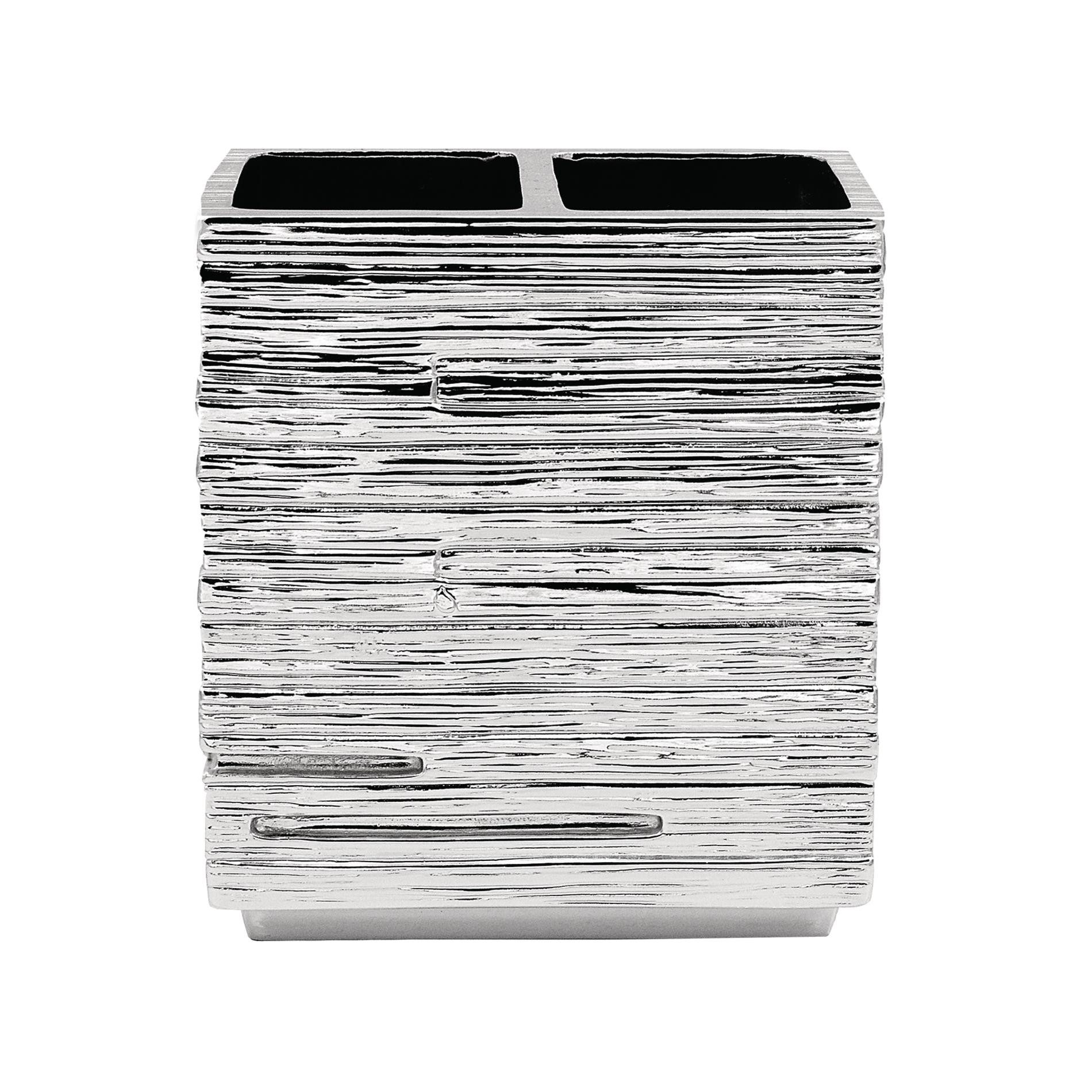 Ridder Badaccessoire-Set Zahnbürstenhalter Brick chromfarben glänzend günstig online kaufen
