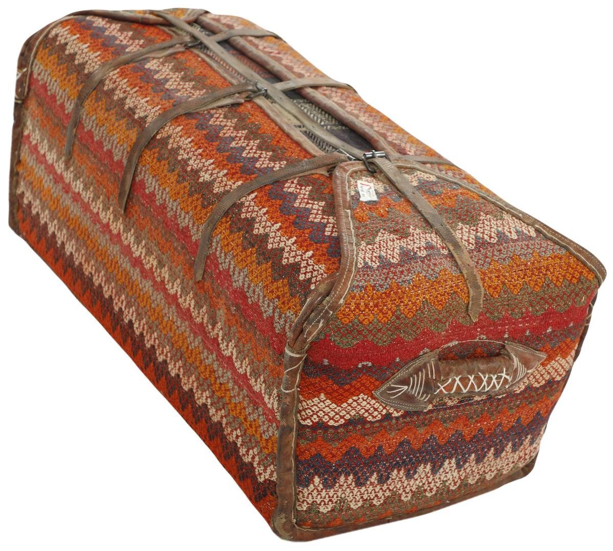 Orientteppich Camel Bag 47x92 Handgeknüpfter Orientteppich / Perserteppich Läufer, Nain Trading, rechteckig, Höhe: 8 mm