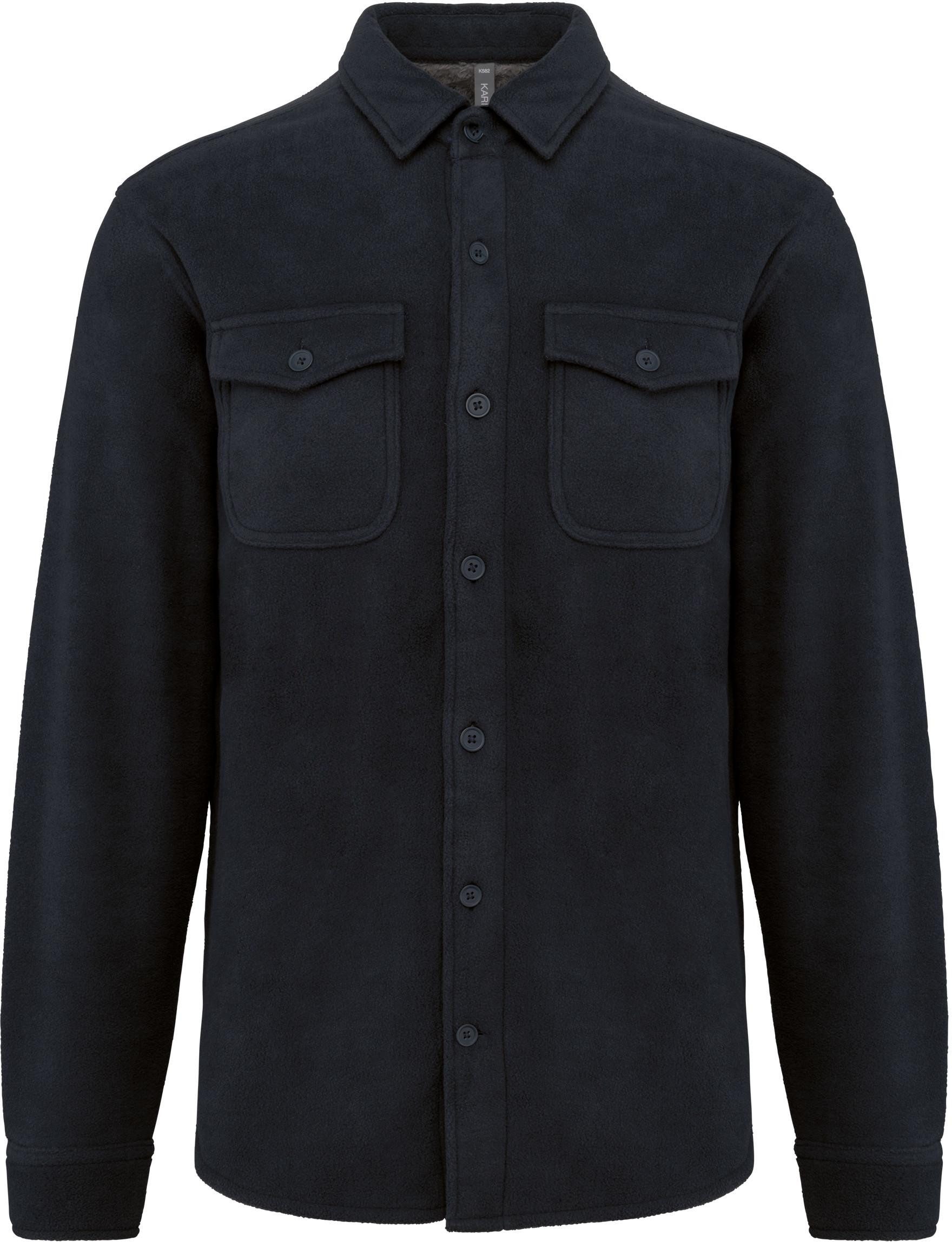 Kariban Outdoorhemd Fleece-Hemdjacke mit Sherpa-Futter günstig online kaufen