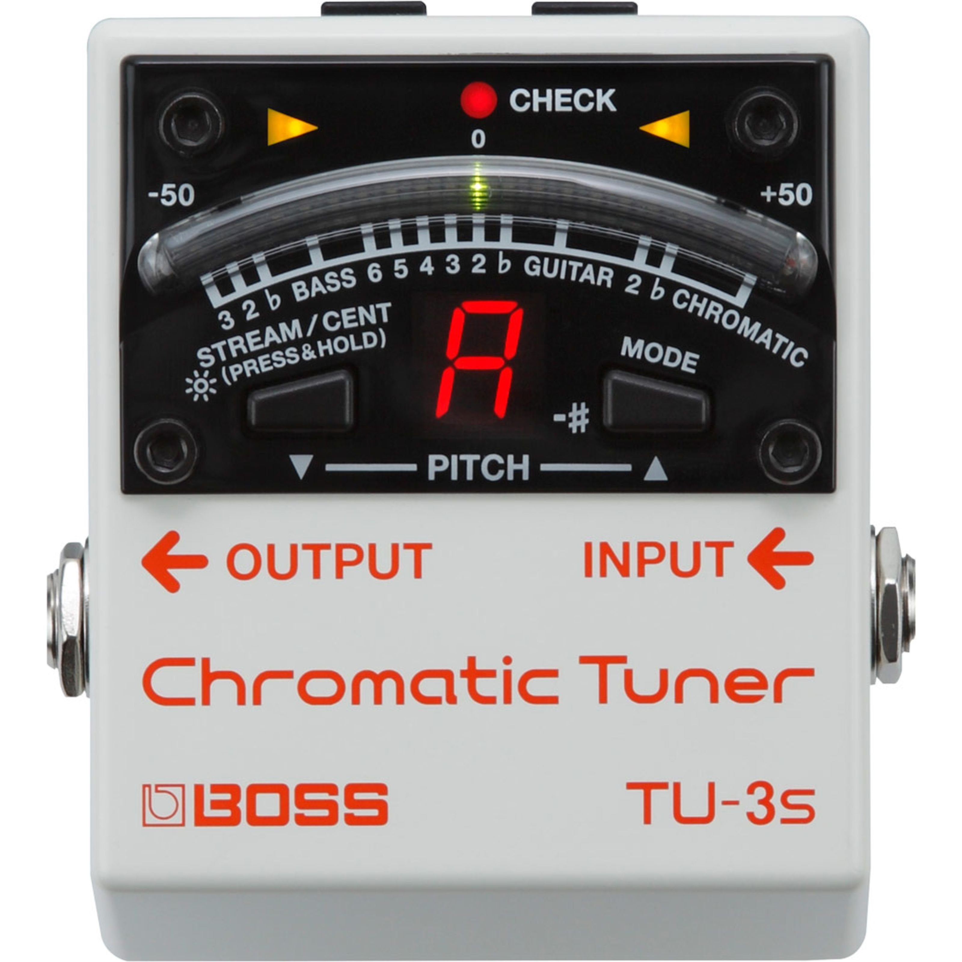 BOSS Stimmgerät, (TU-3S Chromatic Tuner), TU-3S Chromatic Tuner - Stimmgerät für Gitarren