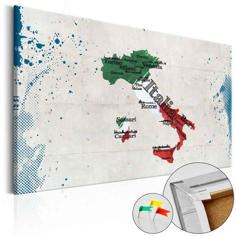 Artgeist Pinnwand Italy [Cork Map]