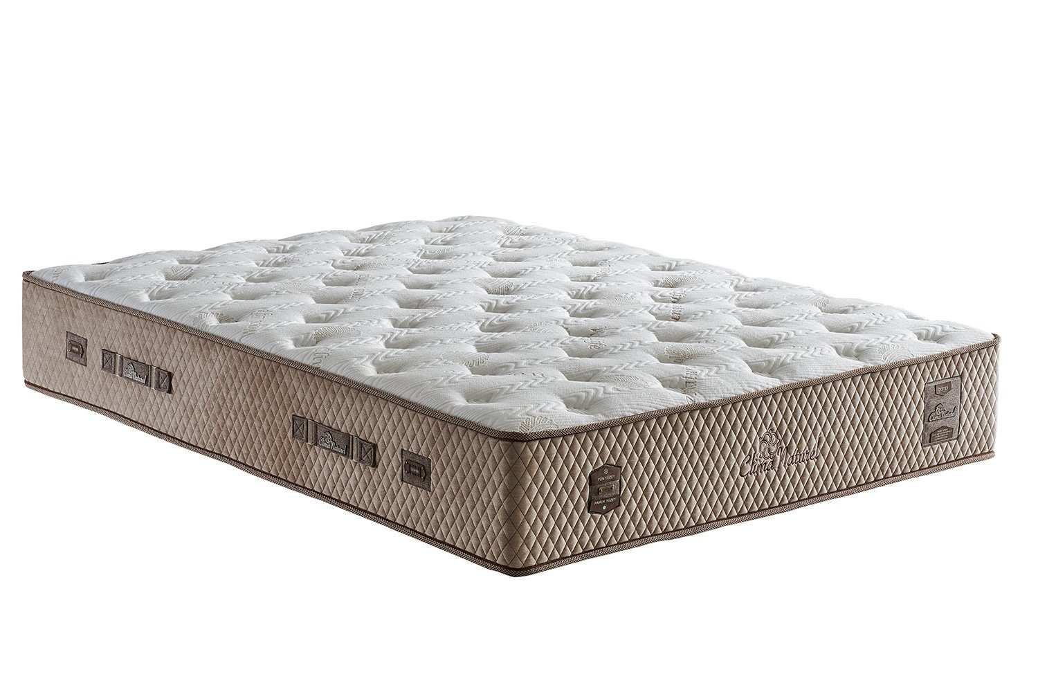 Taschenfederkernmatratze 8 Schichten Höhe 35 cm Matratze 180x200 - 140x200 Clima, Bambi