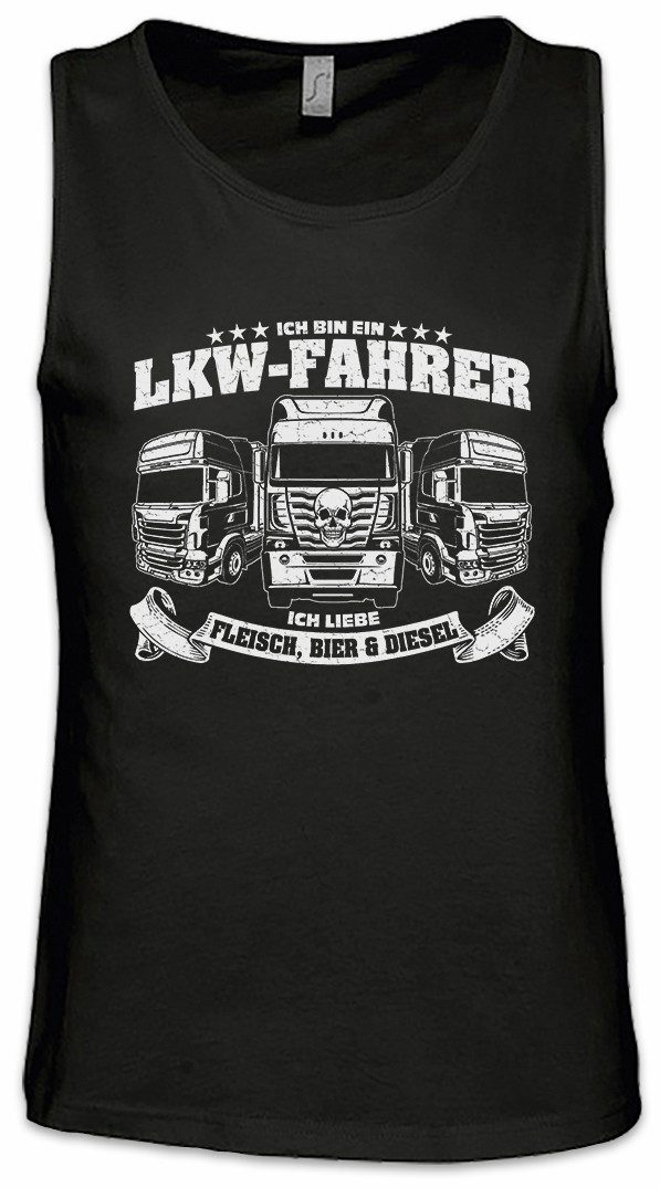 Urban Backwoods Tanktop Ich Bin Ein LKW-Fahrer Ärmelloses T-Shirt Driver Beruf Logistik Truck Brummi Fahrer Beruf Trucker