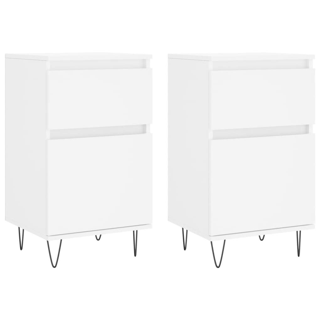 vidaXL Sideboard Sideboards 2 Stk. Weiß günstig online kaufen