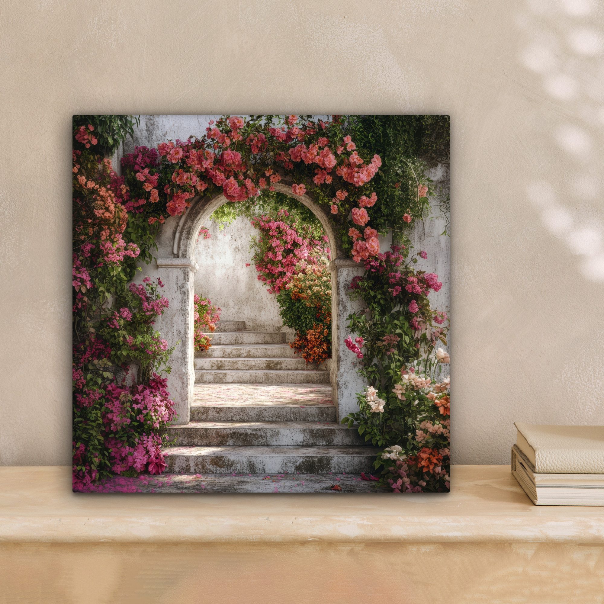 OneMillionCanvasses® Leinwandbild Fensterblick - Fenster - günstig online kaufen