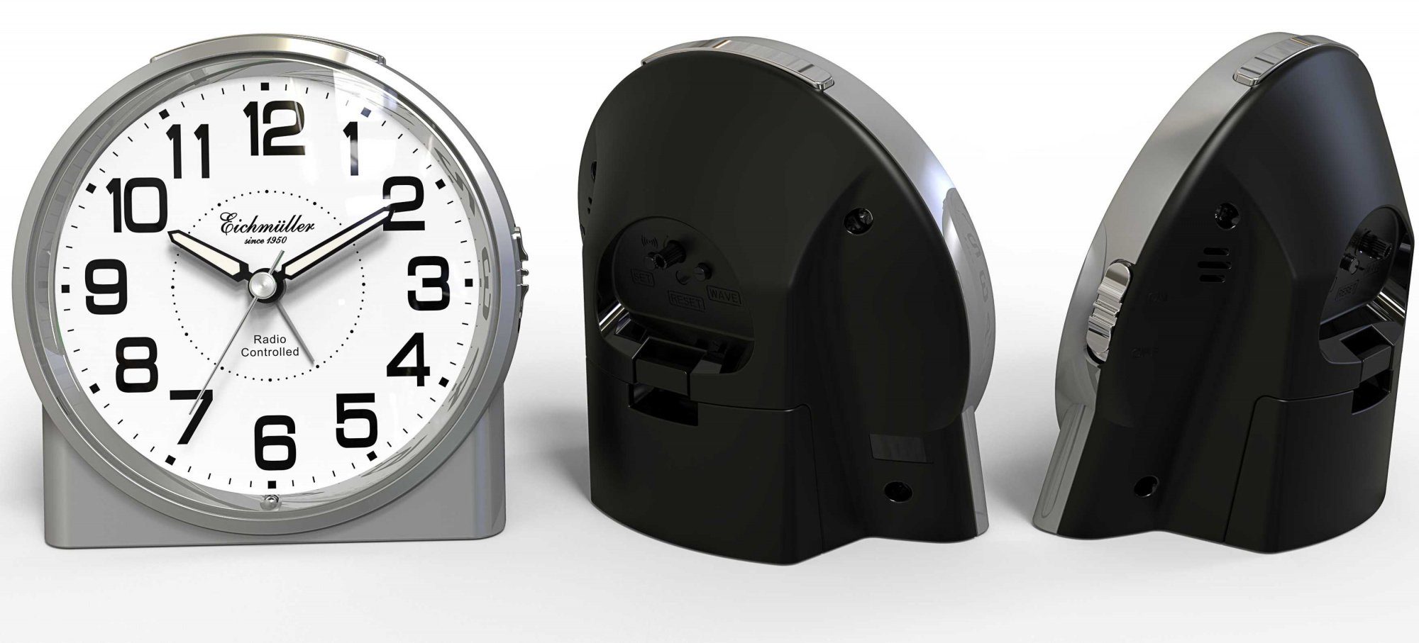 Eichmüller Funkwecker 9890-01 – Präziser silberfarbener Wecker, sehr gut ab günstig online kaufen