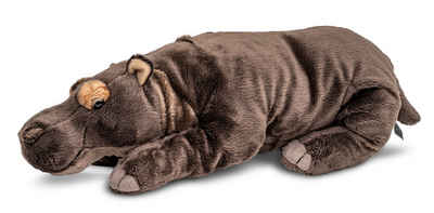 Uni-Toys Kuscheltier »Nilpferd groß, liegend - 46 cm - Plüsch-Hippo, Flusspferd, Plüschtier«, zu 100 % recyceltes Füllmaterial