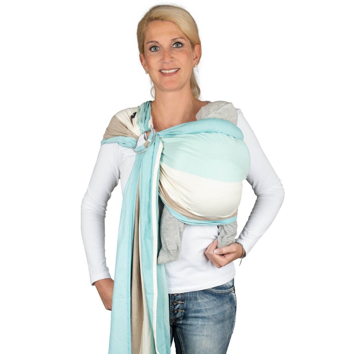 Hoppediz Ring-Sling Tragetuch Bilbao