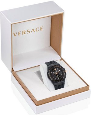 Versace Chronograph GRECA EXTREME CHRONO, VE7H00323, Quarzuhr, Armbanduhr, Herrenuhr, Datum, Stoppfunktion, Swiss Made