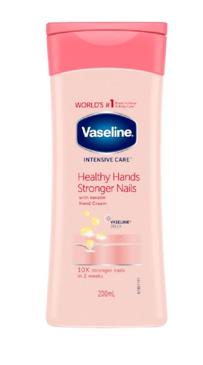 Hautcreme Vaseline Healthy Hands & Stronger Nails Hand Cream 200ml