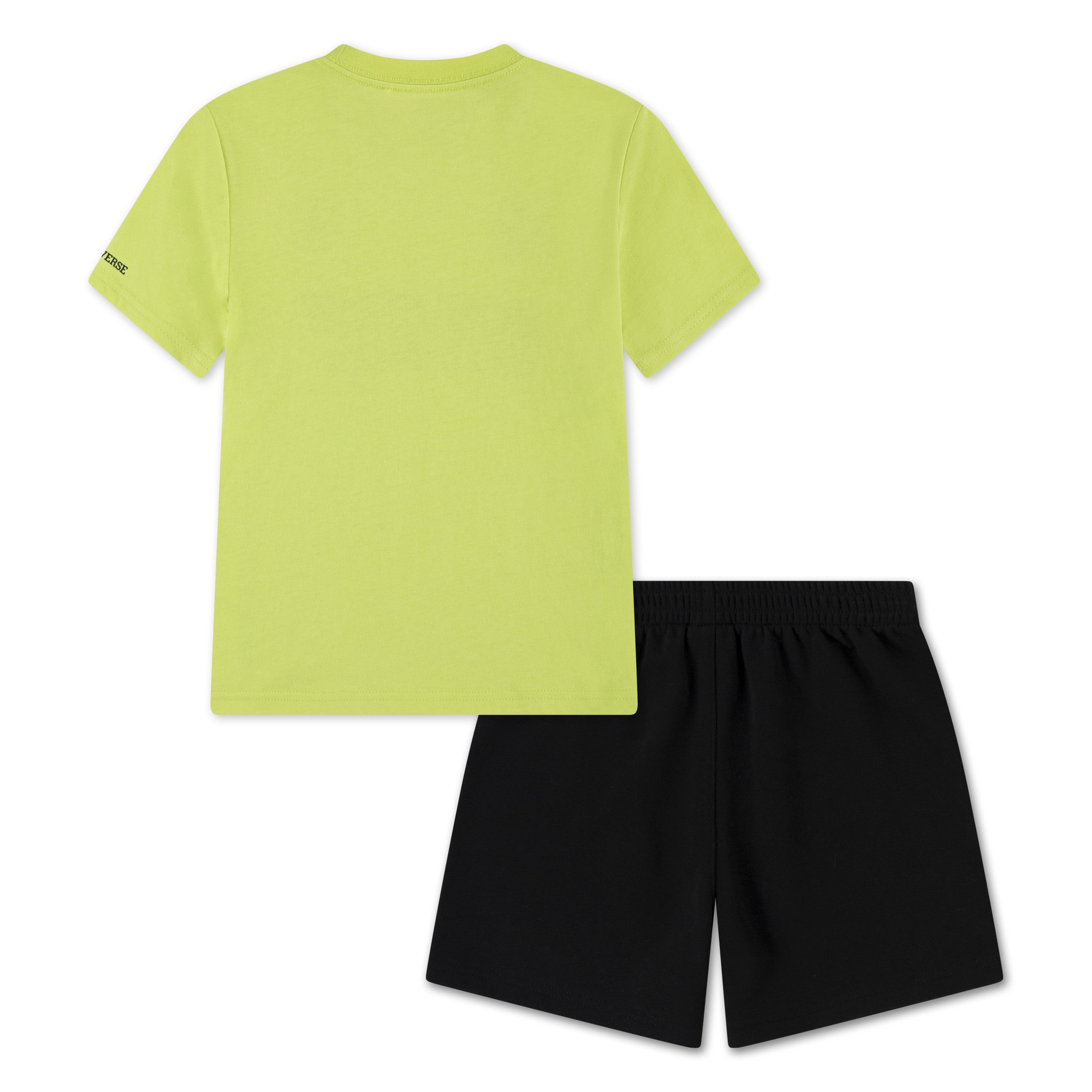 Converse T-Shirt & Shorts CNVB MULTI HIT GFX SHORT SET (2-tlg) 2-teiliges Set, aus Baumwolle und Polyester