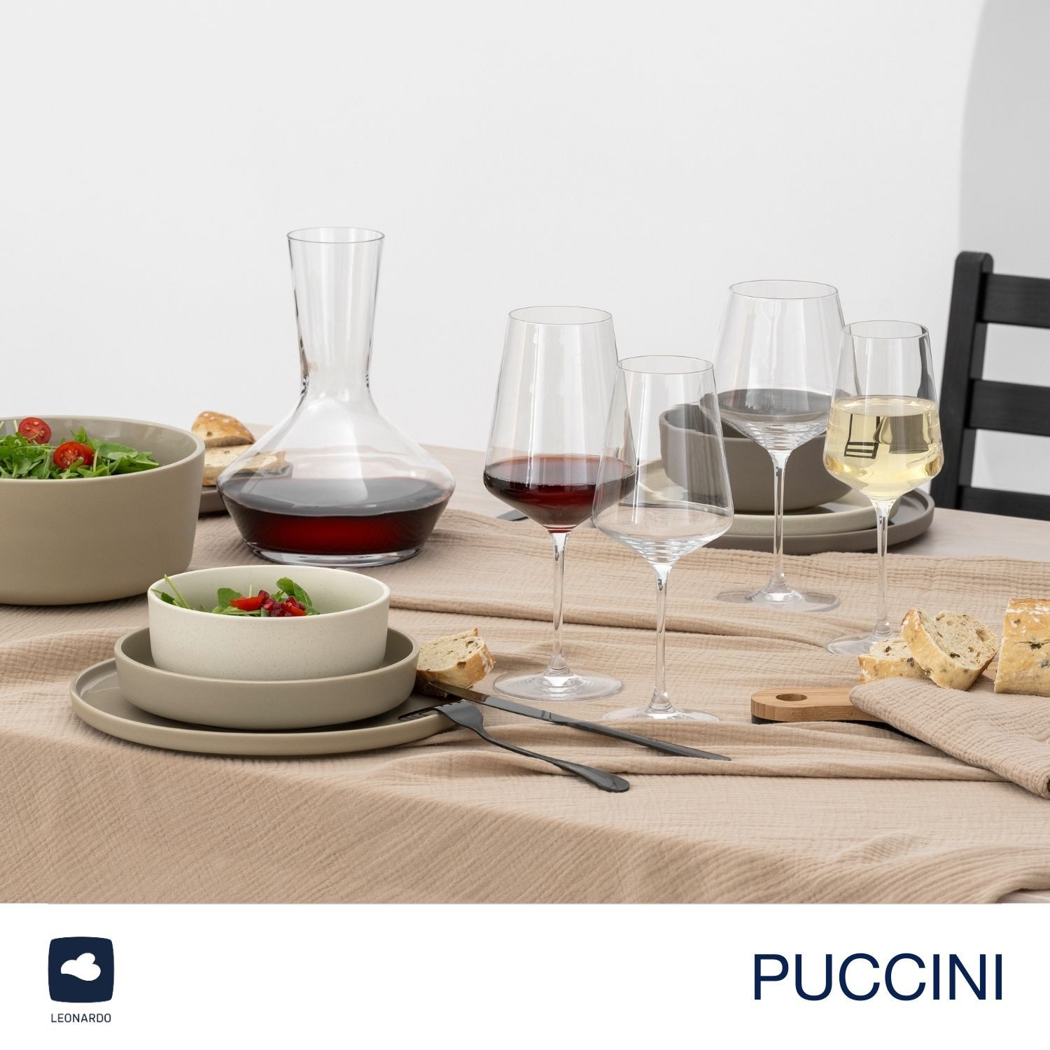 LEONARDO Weißweinglas PUCCINI (6er Set) inkl. Poliertuch, Kratzfeste Weingläser 560 ml, langlebig und zeitlos – Bild 3 von 5