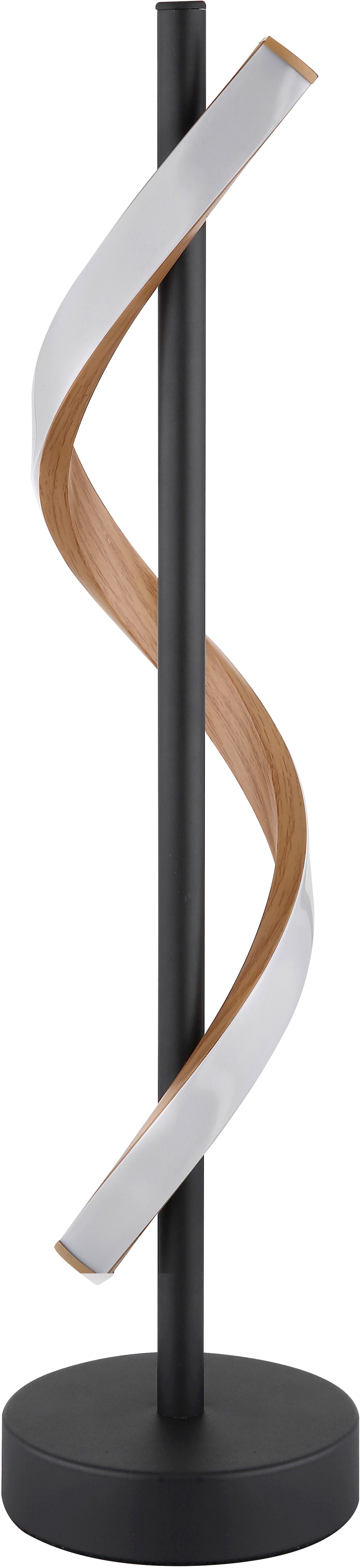 GLOBO LIGHTING Tischleuchte WATKINS, LED fest integriert, Warmweiß, Tischlampe Nachttischlampe Deko-Tischleuchte Schlafzimmer