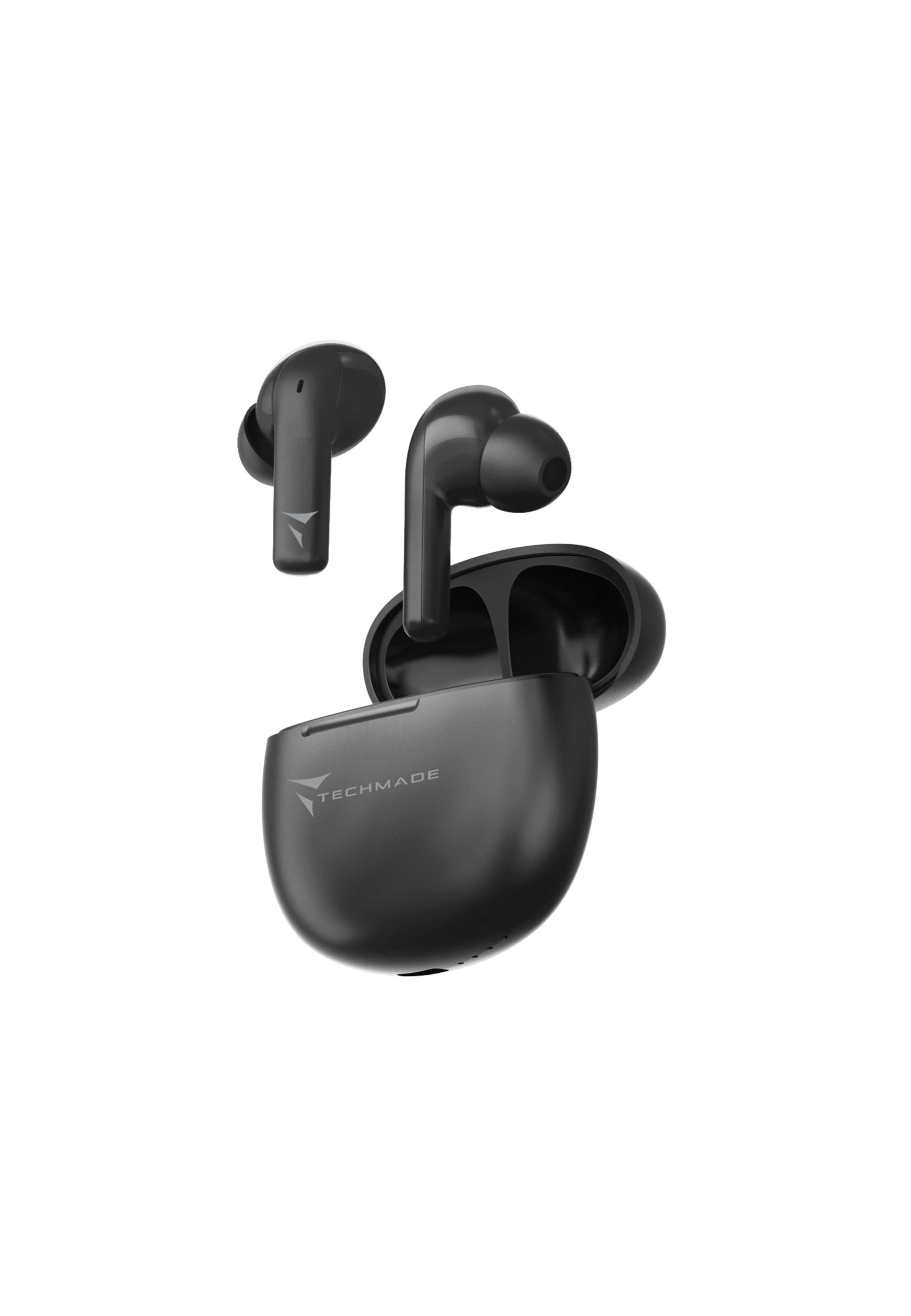 Techmade Techmade Earbuds K201E Black In-Ear-Kopfhörer (Noise-Cancelling)