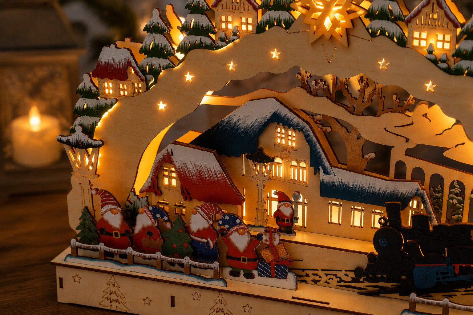 OTTO home LED Schwibbogen Schwibbogen (1-tlg), Gratis-Hänger, 6h-Timer