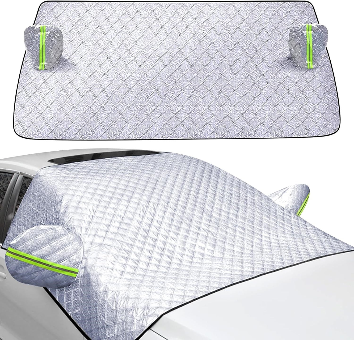 Auto Sonnenschutz Frontscheibe - Flamingo Design Klappbar Mit Saugnäpfen