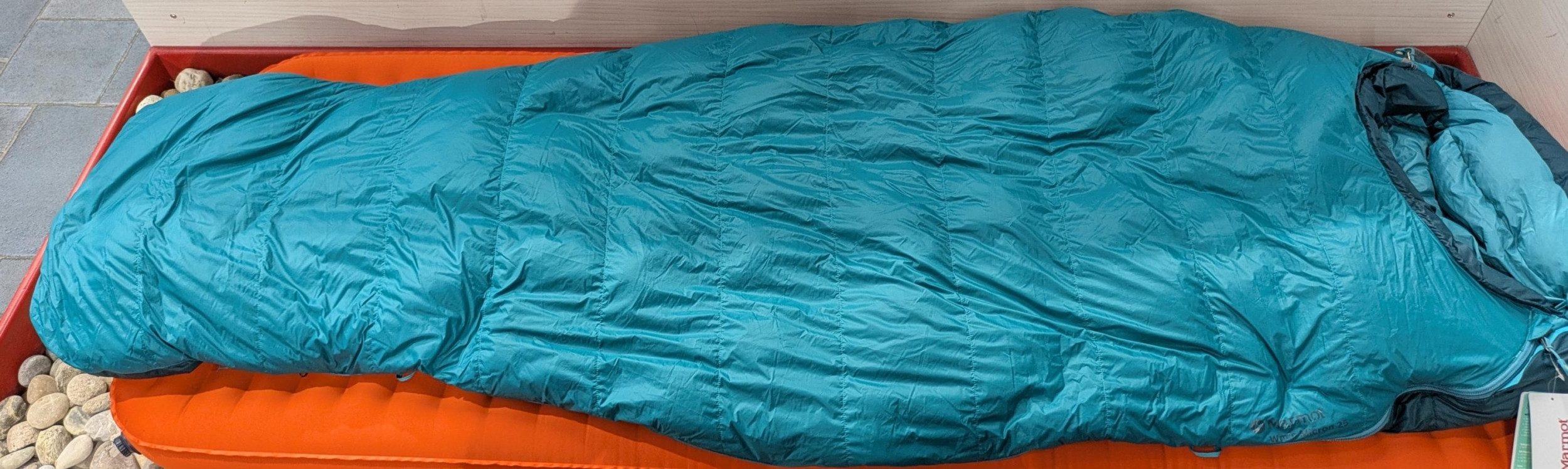 Marmot Mumienschlafsack Marmot Damen Micron 25 Long Daunenschlafsack (Damen bis -5,6°C / max.