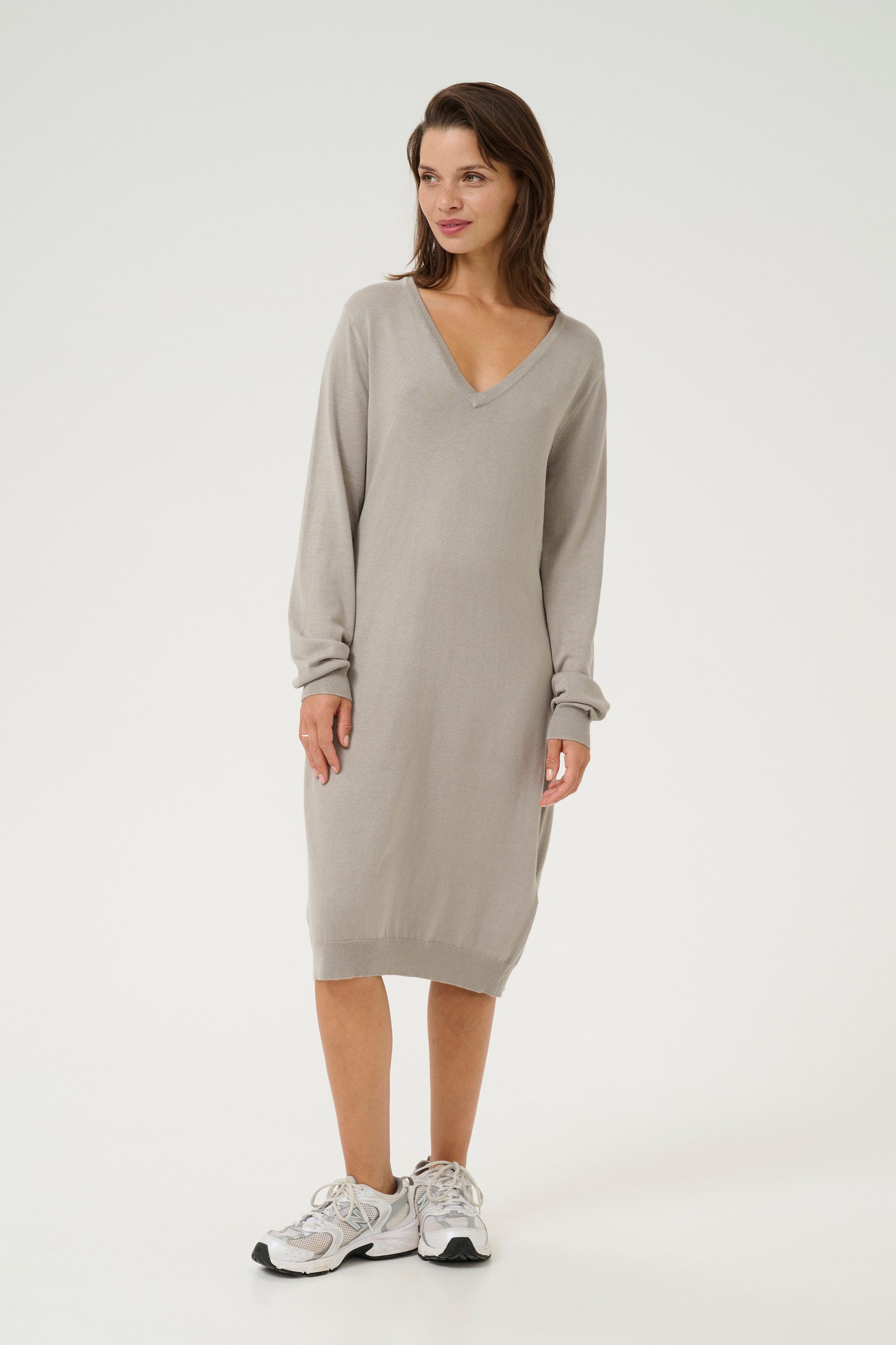 KAFFE Strickkleid Kleid KAmona