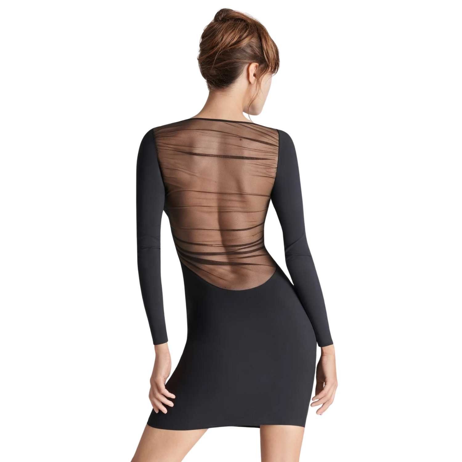 Maison Close Minikleid Nuit Fauve Minikleid langarm schwarz sexy