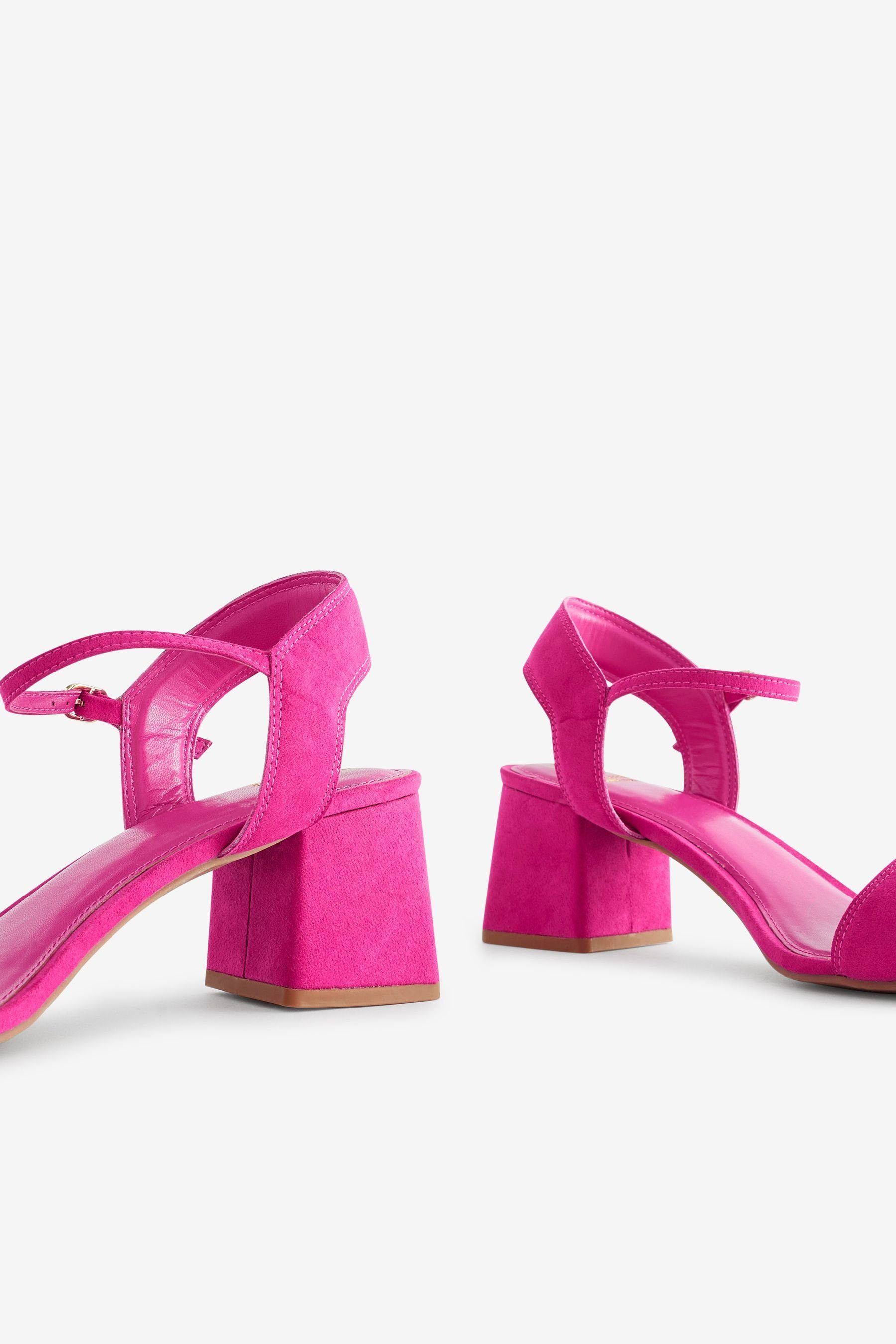 Pink Forever Schlichte Comfort Blockabsatz Sandalen Next (1-tlg) mit Sandalette