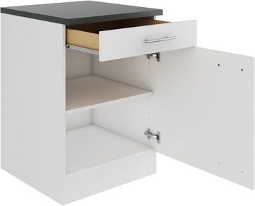 OPTIFIT Unterschrank Bella Breite 60 cm, 1 Tür, 1 Einlegeboden, 1 Schubkasten