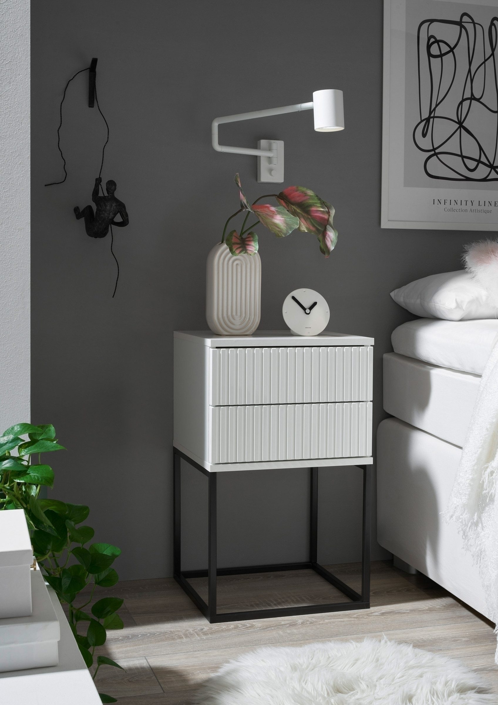 Pol-Power Nachtkommode 40 x 65 x 38,5 cm (B/H/T)