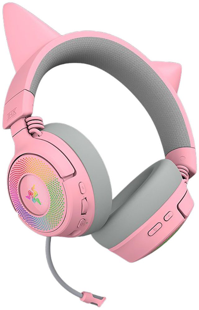 RAZER Kraken Kitty V3 Pro Gaming-Headset (Stummschaltung, integrierte Steuerung für Anrufe und Musik, Bluetooth)