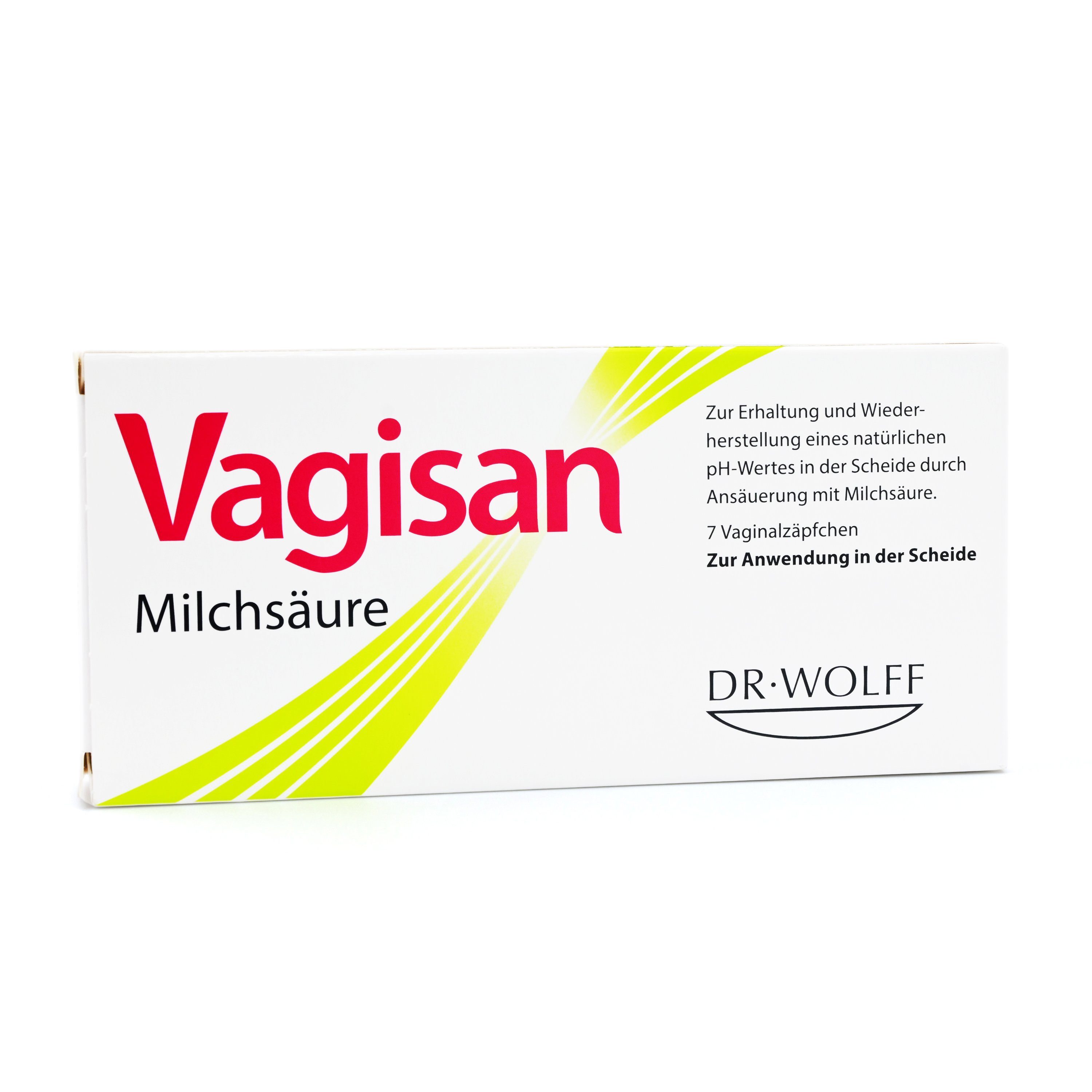 Vagisan Intimpflege VAGISAN Milchsäure Vaginalzäpfchen, 7 St | Gleitgele