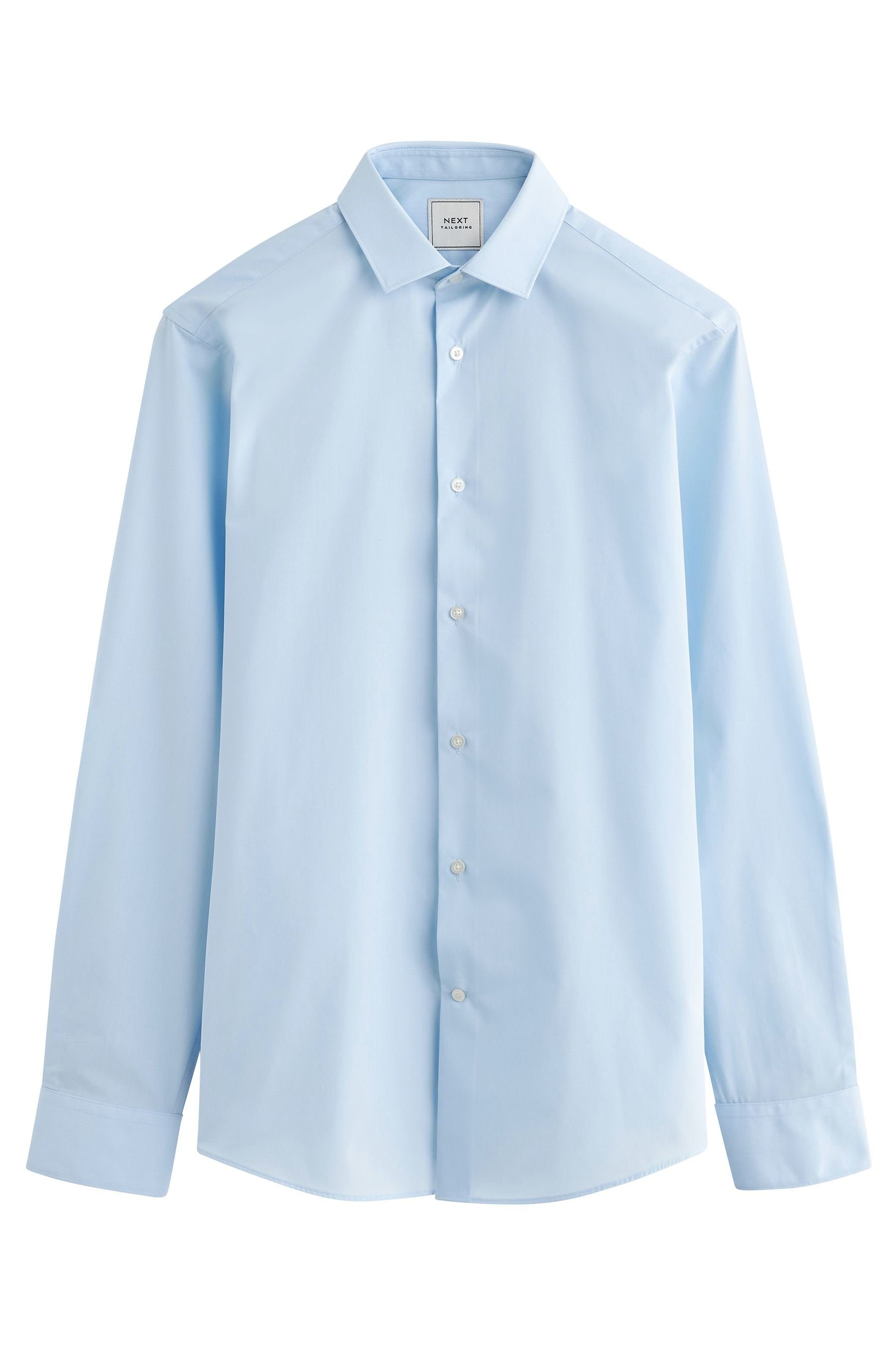 Next Langarmhemd Pflegeleichtes Slim Fit Hemd günstig online kaufen