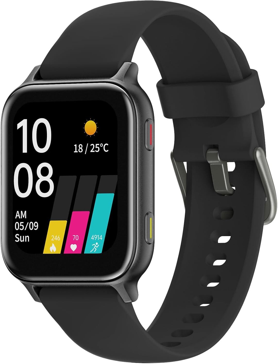 UMIDIGI Uwatch 5S Smartwatch (4,3 cm, android ios), SMARTWATCH MIT 1,7" DISPLAY GESUNDHEITSÜBERWACHUNG UND SPORTMODI