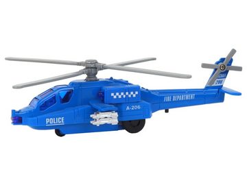 LEAN Toys Spielzeug-Hubschrauber Rettungshubschrauber Aluminium Flugzeugmodell Flugzeug Hubschrauber