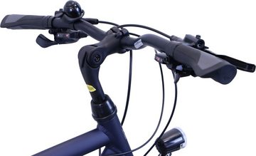 HAWK Bikes Trekkingrad HAWK Trekking Gent Deluxe Plus Ocean Blue, 20 Gang Shimano Shimano CUES Schaltwerk