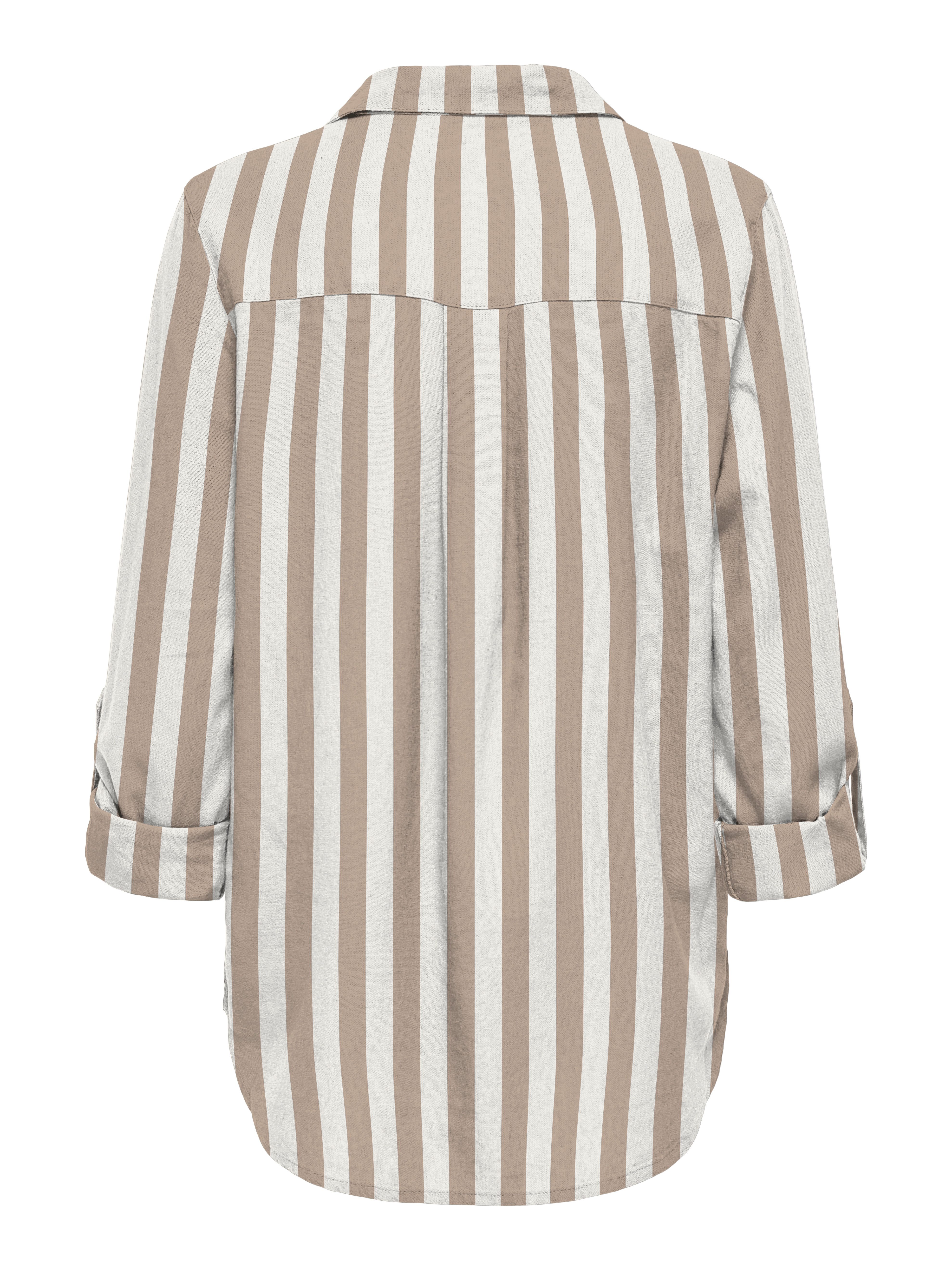 ONLY Hemdbluse ONLGOA 3/4 STRAP LINEN BL SHIRT CC PNT mit Leinen, umschlagbare Manschetten