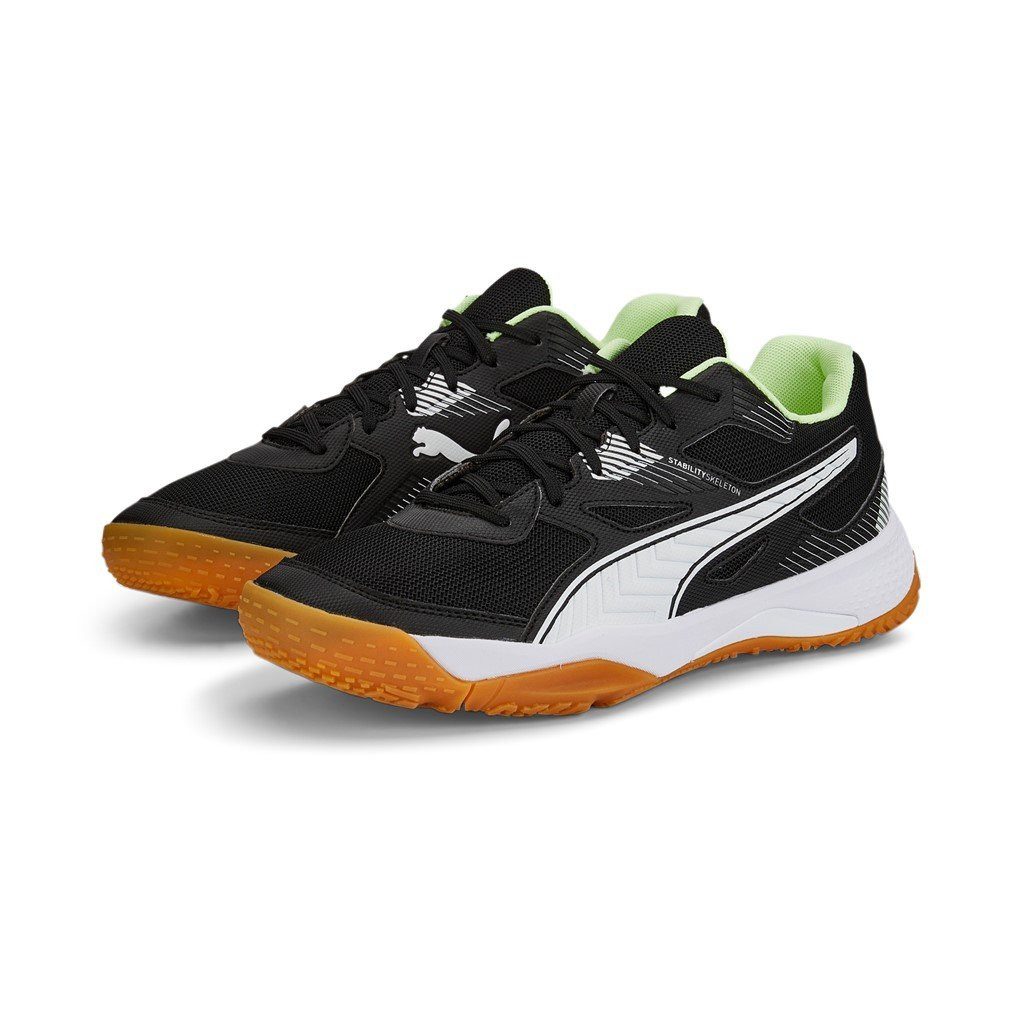 PUMA Hallen-Indoorschuhe Solarflash II schwarz Herren Badmintonschuh