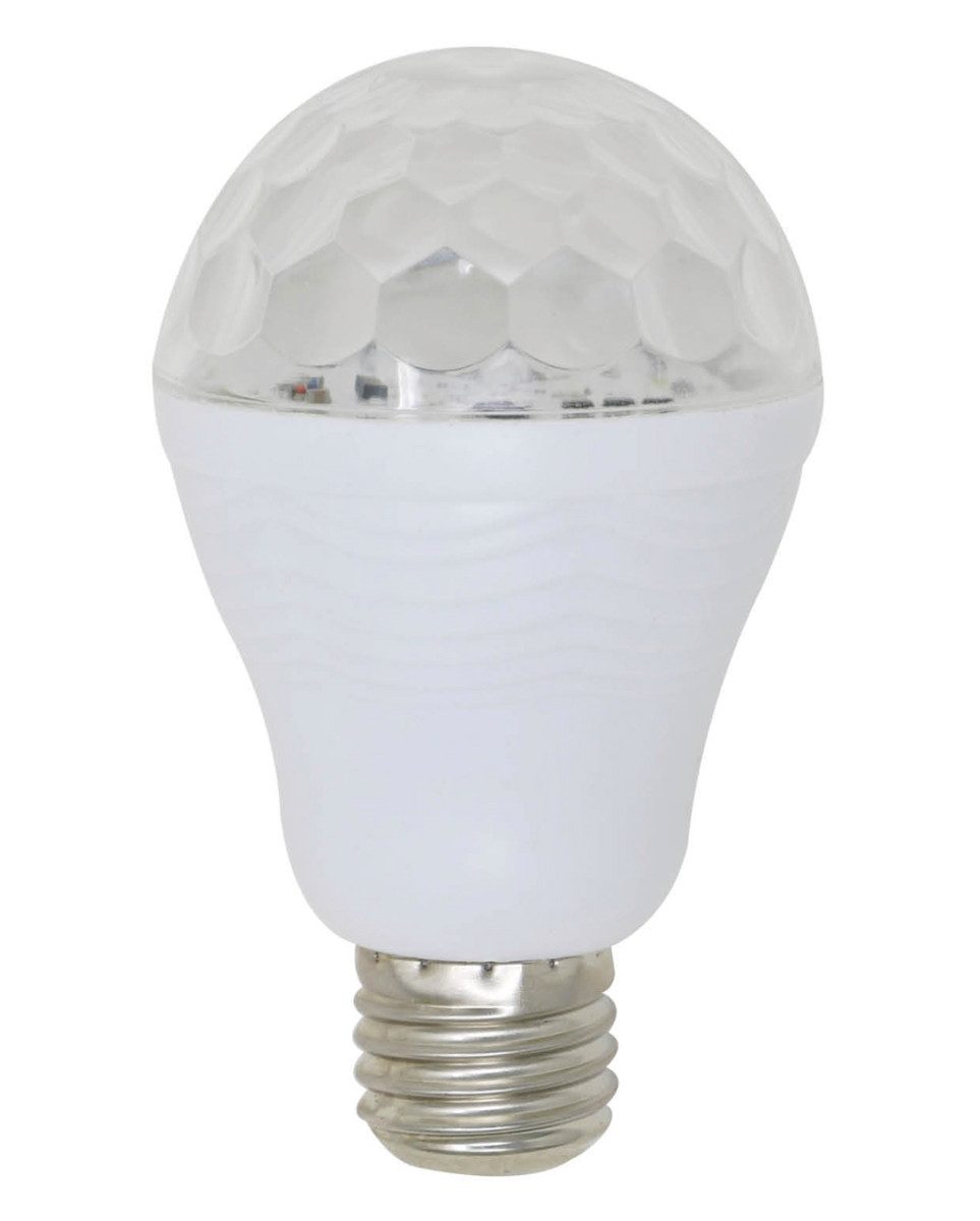 Horror-Shop Dekoobjekt Bunte RGB LED Disco Glühbirne als Deko für deine P