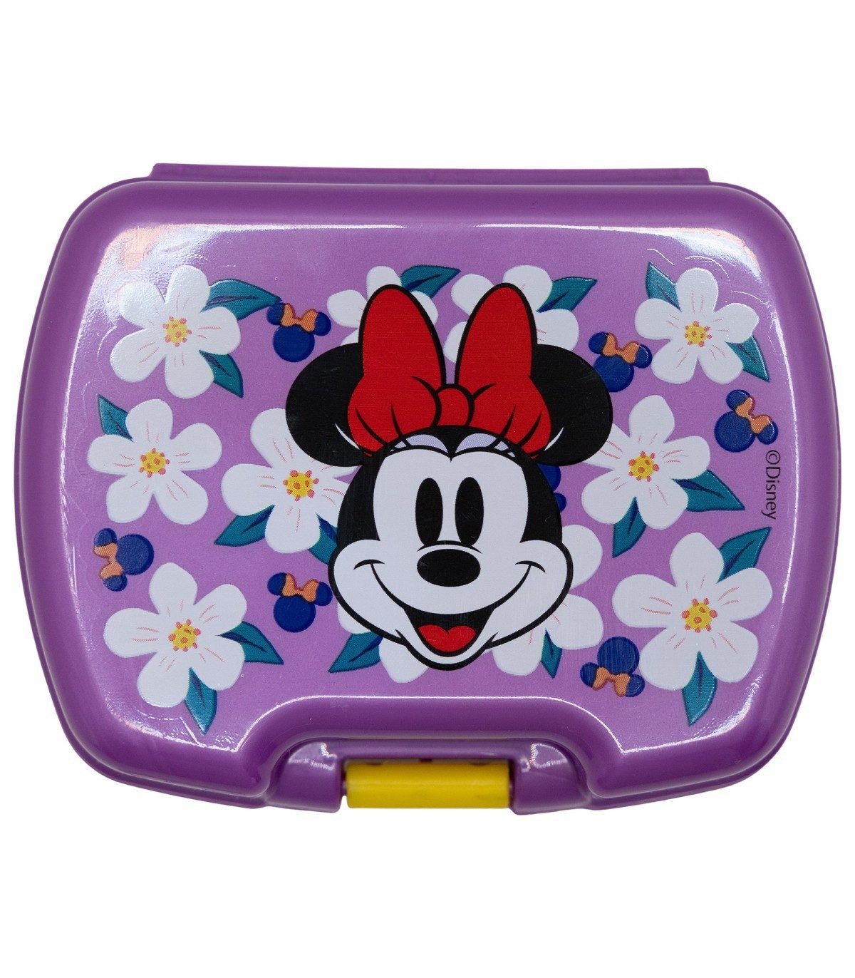 Disney Minnie Mouse Lunchbox Kinder Snackbox für unterwegs und Kindergarten, (Set)