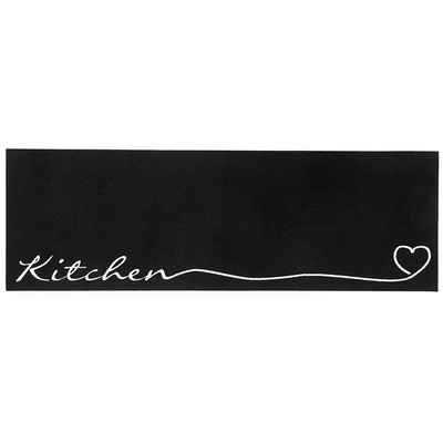 Läufer Küchenläufer Kitchen Schwarz, Zala Living, rechteckig, Höhe: 5 mm