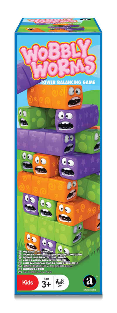 Merchant Ambassador Spiel, Wobbly Worms Tower Balancing Game