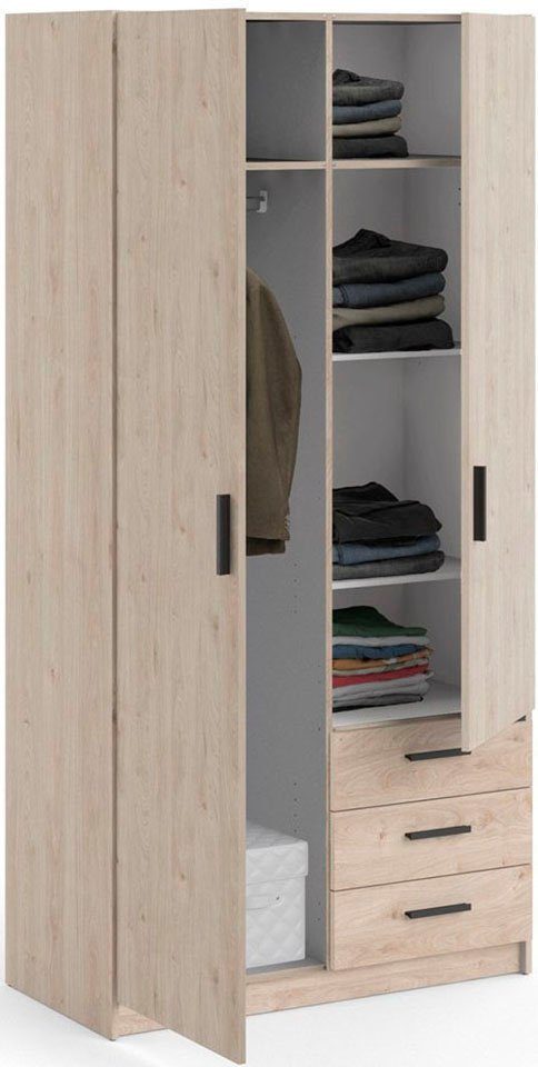 INOSIGN Kleiderschrank Kleiderschrank Sprint – viel Stauraum & robuste Qualität Mit Einlegeböden & Stange, in mehreren Varianten erhältlich
