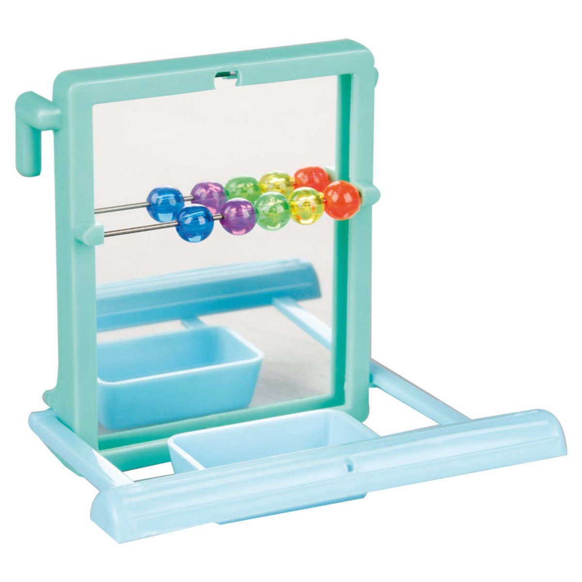 Karlie Vogelspielplatz Vogelspiel Spiegel mit Napf und Perlen