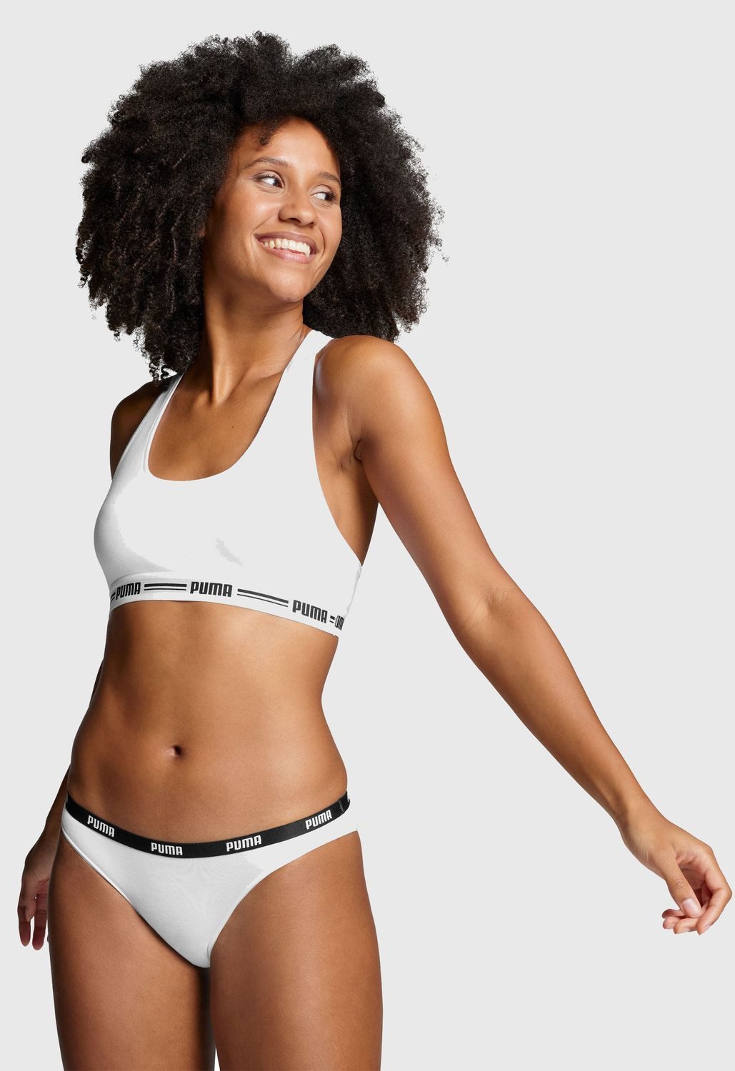 PUMA BODYWEAR Bikinislip Bikini-Slip (2-St) Low Rise, Modal günstig online kaufen
