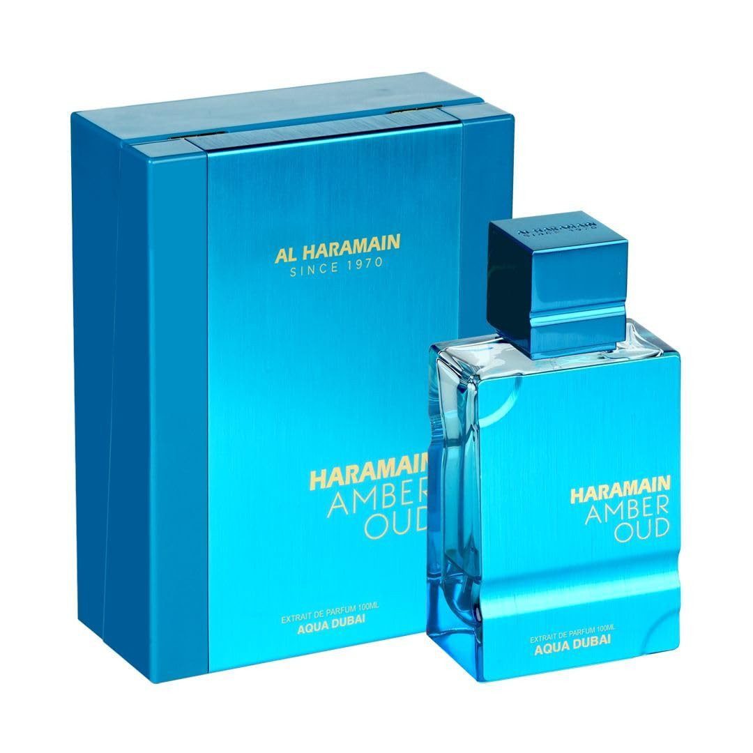 al haramain Eau de Parfum Amber Oud Aqua Dubai, Glasflakon, Parfüm EDP, Unisex Duft