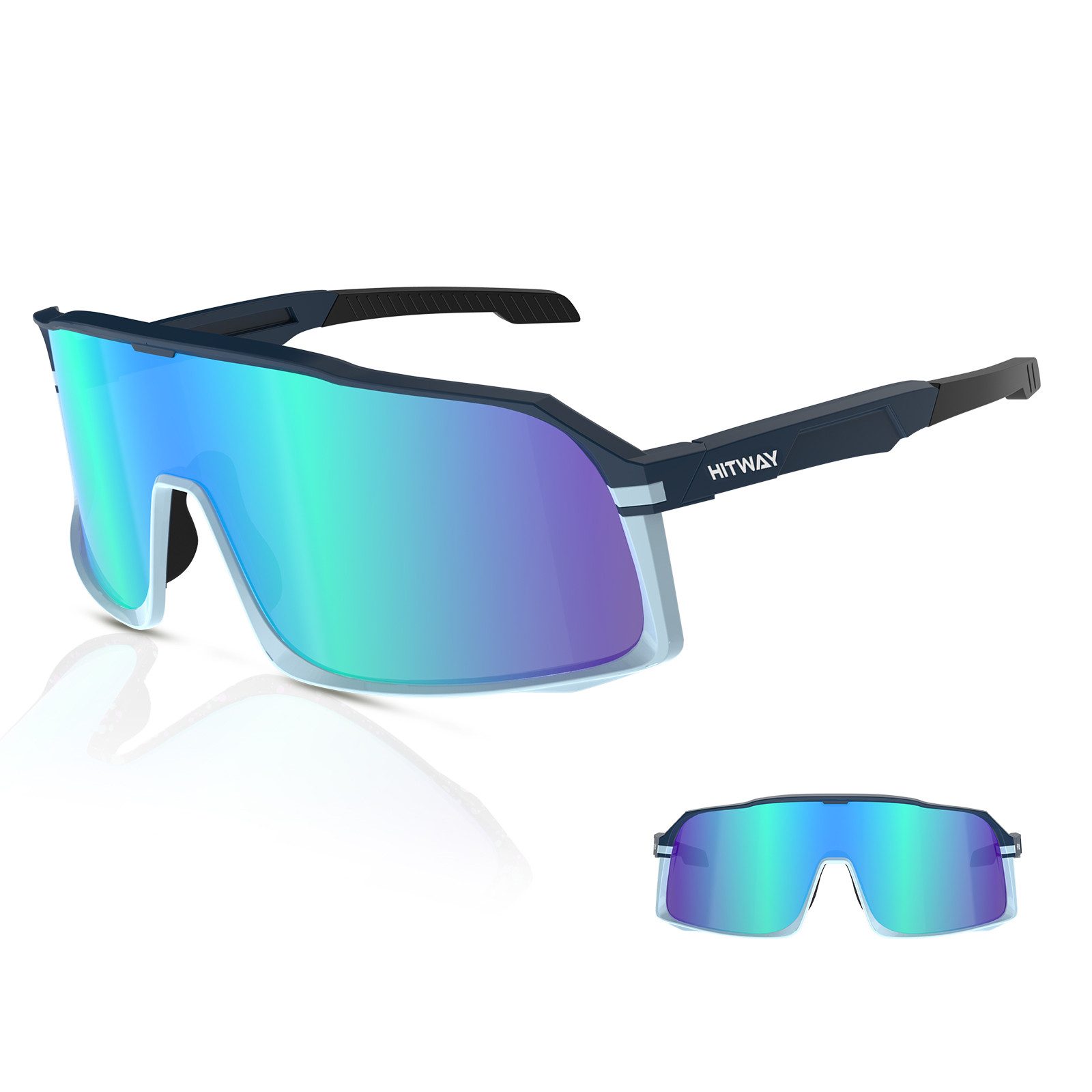 Fahrradbrille UV400-Schutz Polarisierte Sonnenbrille Outdoor MTB Rennrad Sportbrille
