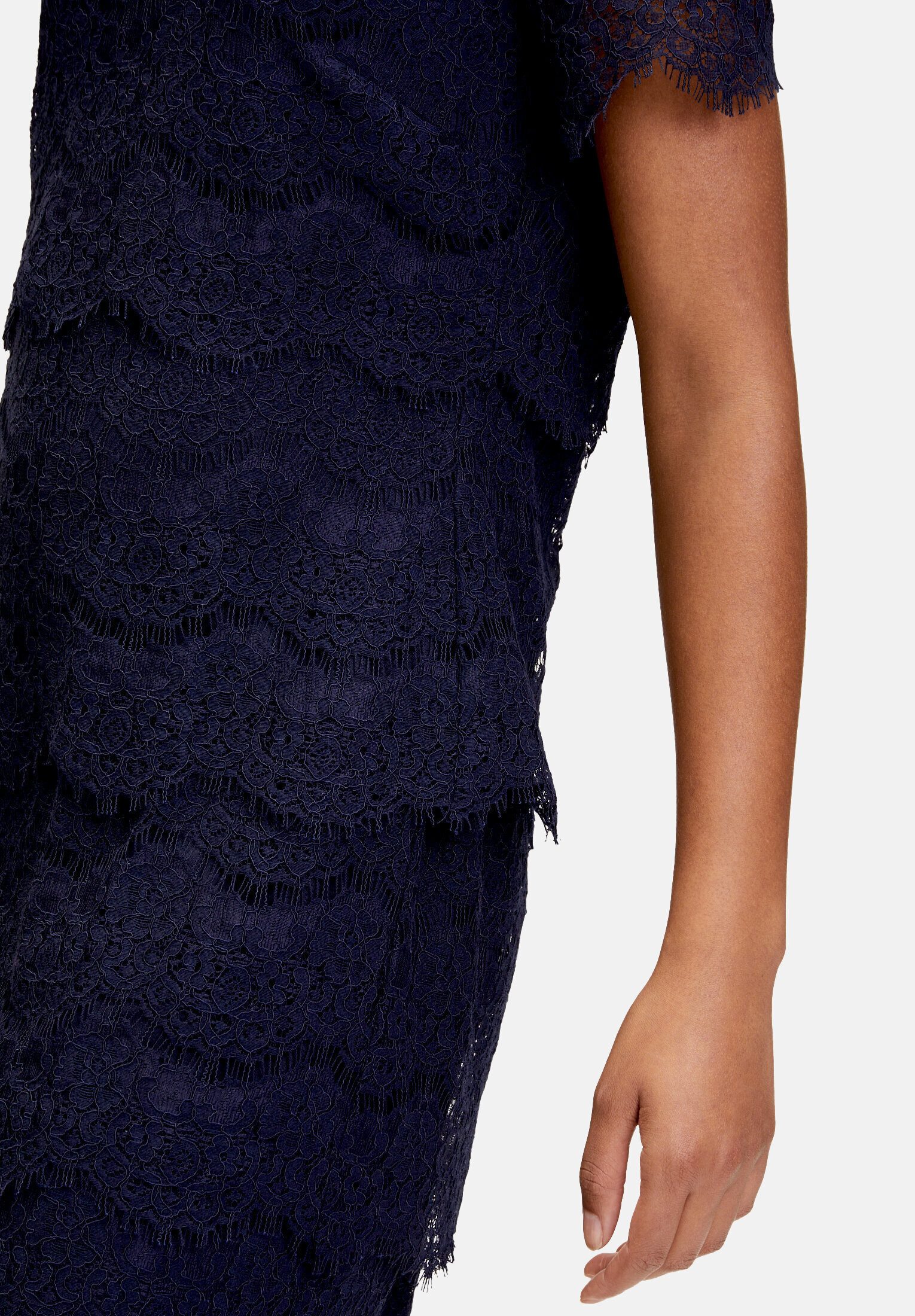 Vera Mont Spitzenkleid Damen kurzarm Spitze