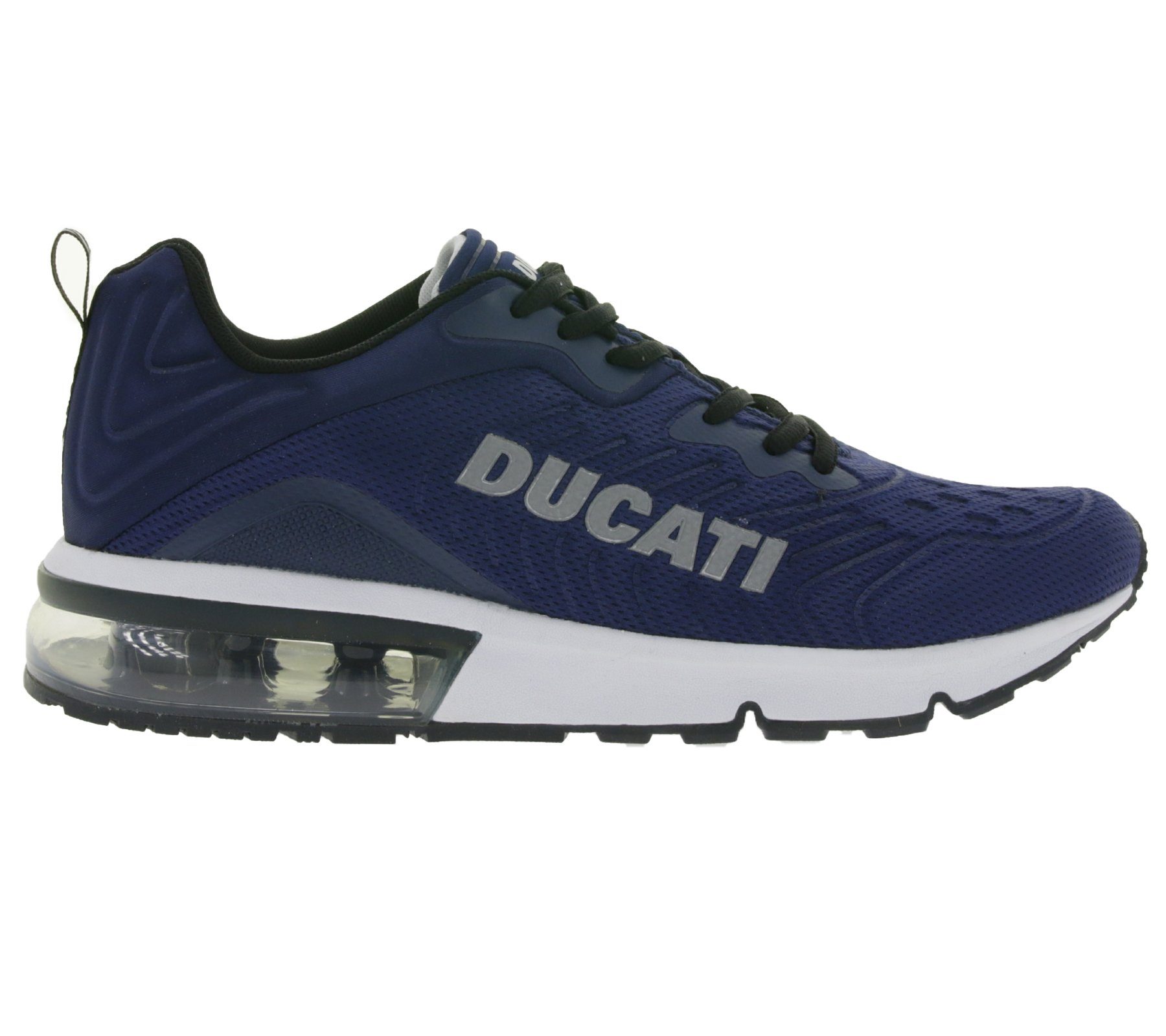 Ducati DUCATI Istanbul Herren Sneaker gepolsterte Turnschuhe DS440 11  Freizeit-Schuhe Navy/Weiß Sneaker