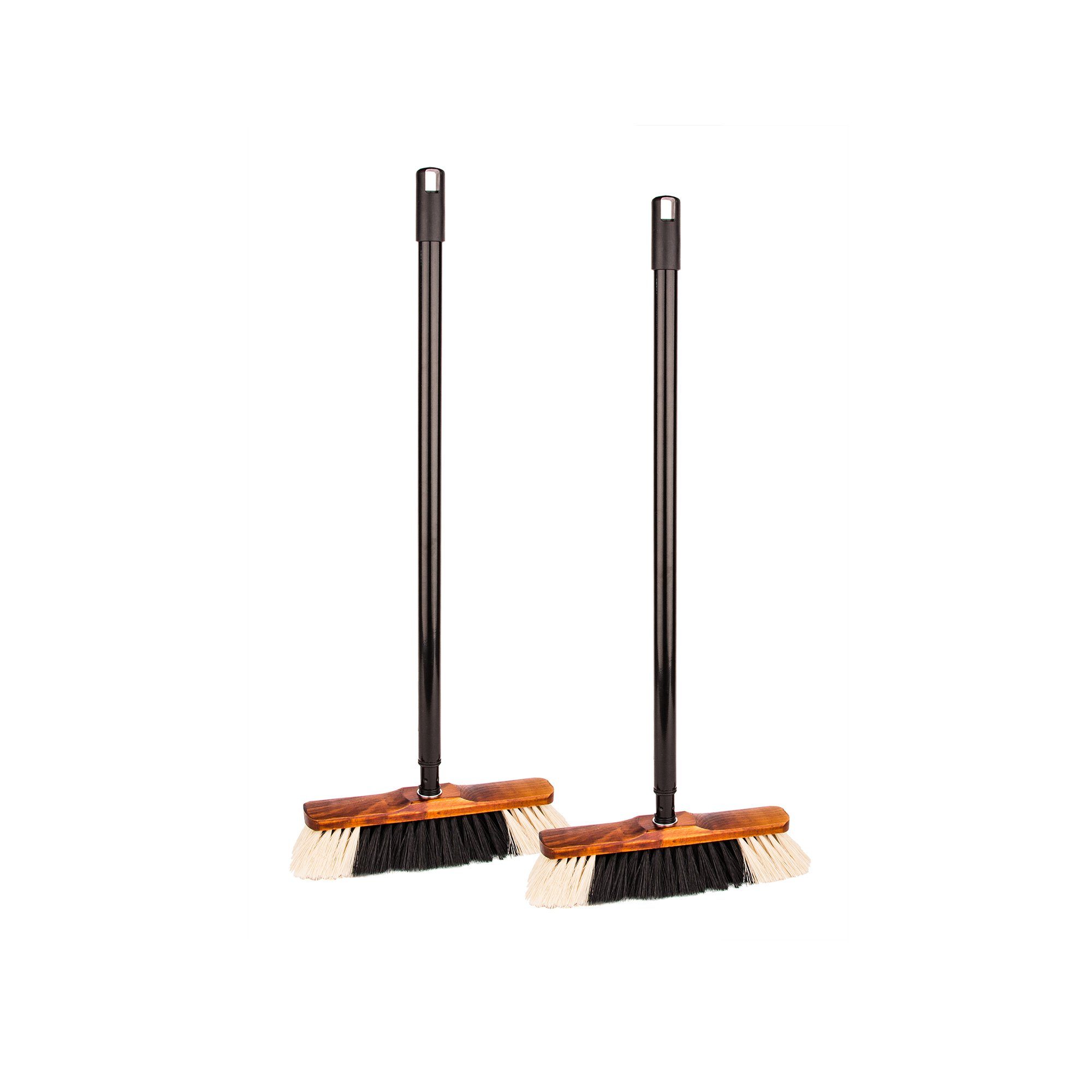 BigDean Метла для пыли 2x Zimmerbesen mit Teleskopstiel Веники Made in Germany weiche Borsten (2-St)