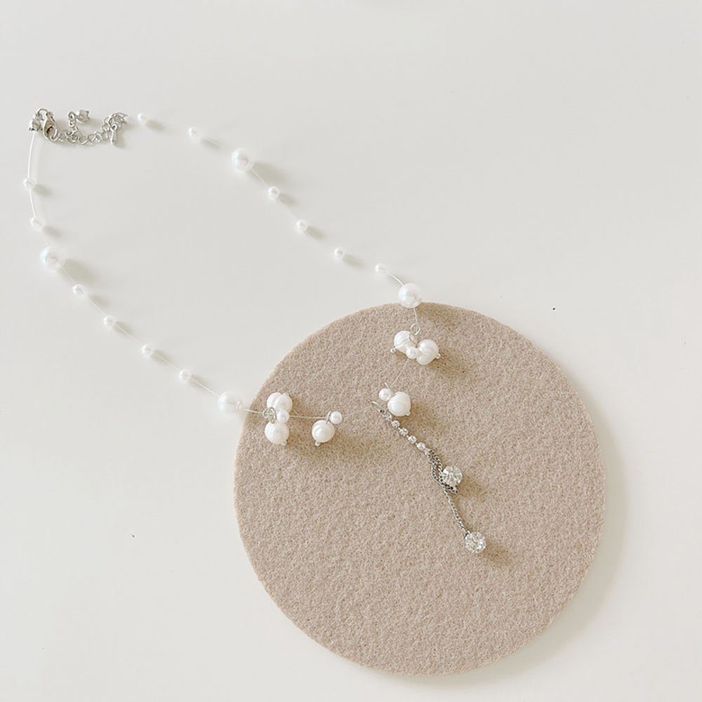 Deliana.ewige Kettenanhänger Perlenkette, Anhänger, Katzenauge Halskette hohen Sinn Nische Mode